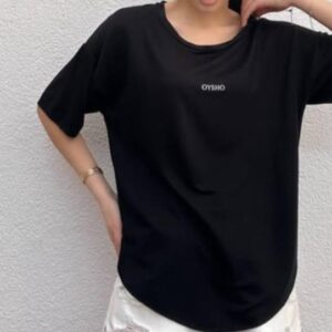 OYSHO KISAKOLLU T-SHİRT